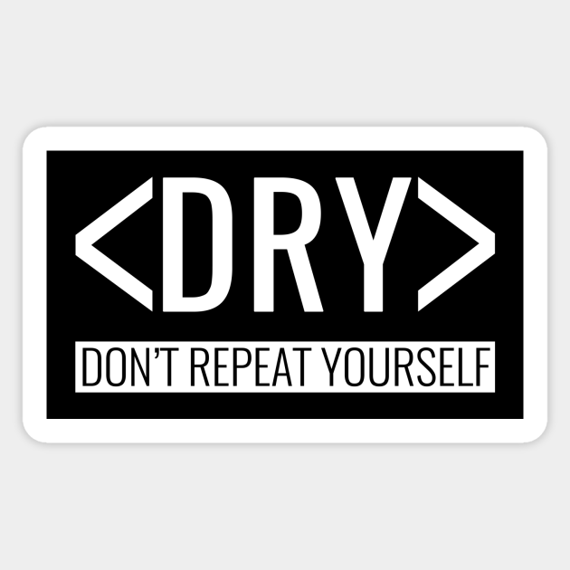 Applying the DRY principle